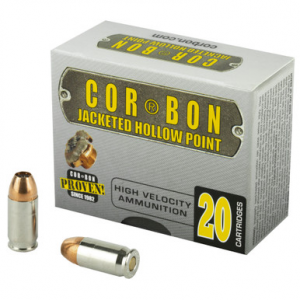 CORBON Self-defense Jhp Handgun Ammunition .380 Acp 90 Gr Jhp 1050 Fps 20/box