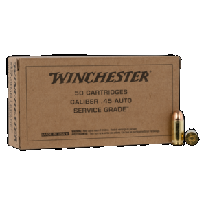 WINCHESTER Service Grade 45 Acp Full Metal Jacket 230 Grain 50 Rounds