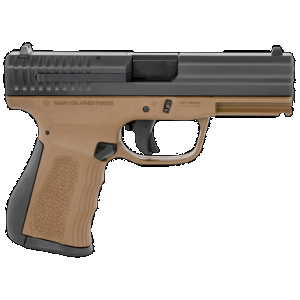 FMK G9C1G2BRTSS 9C1 G2 9mm Luger 14+1 4" Black Stainless Steel Barrel, Black Serrated Carbon Steel Slide, Burnt Bronze Polymer Frame w/Picatinny Rail, Black Backstrap Grip