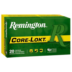 REMINGTON Core-lokt 338 Winchester Magnum Soft Point 225 Grain 20 Rounds