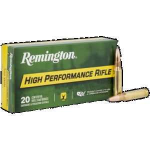 REMINGTON Ammunition R21473 High Performance Rifle 308win 180gr Pointed Soft Point Boat Tail 20 Rounds