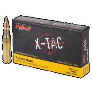 PMC X-tac 7.62 Nato Fmj-bt 147 Grain 20 Rounds