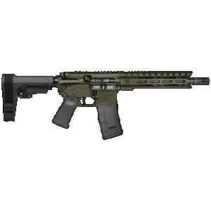 Diamondback DB1916B101 DB15 300 AAC 30+1 10" OD Green Cerakote Heavy Barrel 9" M-LOK Handguard 7075-T6 Aluminum SBA3 Brace Magpul MOE Grip