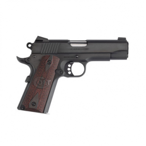 Colt Mfg O4943XE Commander Combat 38 Super 9+1 4.25" Stainless Steel Barrel, Blued Serrated Carbon Steel Slide, Blued Steel Frame, Black Cherry G10 Grip