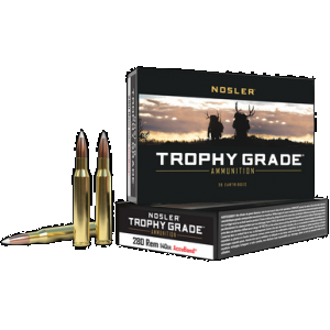 NOSLER Trophy Grade Rifle Ammunition 280 Rem 140 Gr. Ab Sp 20 Rd.