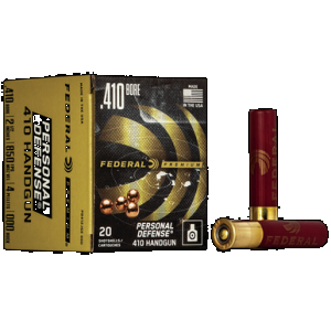 Federal Premium Personal Defense Pistol Ammo 410 ga. 2.5 in. 000 Buck Shot 20 rd.