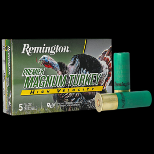 REMINGTON Premier High Velocity Magnum Turkey Load 12 Ga. 3 In. 1 3/4 Oz. 4 Shot 5 Rd.