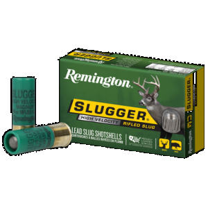 REMINGTON Slugger High Velocity Rifled Slug Loads 12 Ga. 2.75 In 7/8 Oz. 5 Rd.
