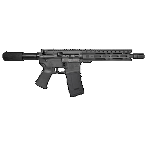 Diamondback DB1915B001 DB15 300 Blackout 28+1 10", Black, Carbon Lower, 9" M-LOK Handguard, Padded Buffer Tube, Magpul Grip