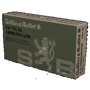 SELLIER & Bellot Tactical Rifle Ammunition 6.5 Creedmoor Full Metal Jacket 140 Grain 20 Rounds