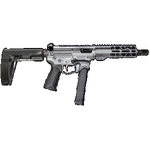 Battle Arms Development XIPHOS004 Xiphos 9mm Luger 30+1 8.50" Black Barrel, M-LOK Handguards, Combat Gray Aluminum Picatinny Rail Receiver Black Synthetic Adjustable Stock, Adj Black Grips