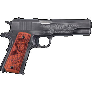 Auto Ordnance 1911 Trump Save America, 45ACP, 5in. Barrel, 7rd - Black (1911BKOC12)