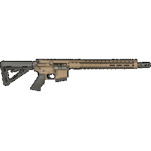 Black Rain Ordnance BROCARNIVORE350LMB Carnivore 350 Legend 20+1 16", Midnight Bronze Cerakote, 15" Slim M-LOK Handguard, Black Magpul Carbine Stock & A2 Grip, Tank Muzzle Brake