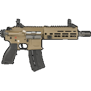 HK HK416 Pistol, 22 Long Rifle, 8.5in. Barrel, 20rd, Threaded Barrel - FDE (81000530)