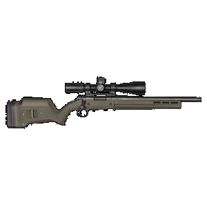 Magpul MAG495-ODG Hunter 700 Stock Fixed with Aluminum Bedding & Adjustable Comb OD Green Synthetic for Remington 700 SA
