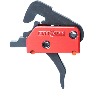 Patriot Ordnance Factory 00516 EFP Two-Stage Straight Trigger with 4 lbs Draw Weight & Black Hardcoat Anodized Finish for AR-Platform