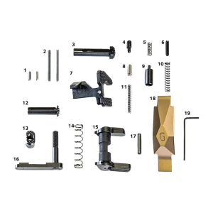 Geissele Automatics Geissele Automatics Ultra Duty Lower Parts Kit DDC, Ambi Safety, Oversized Bolt Release/Catch for AR-15 - $158.00 at Shooting Surplus