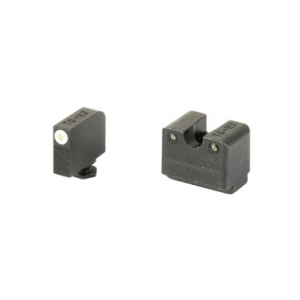 TruGlo TGTG231G3MW Tritium Pro Black | Green Tritium White Outline Front Sight Green Tritium Rear Sight