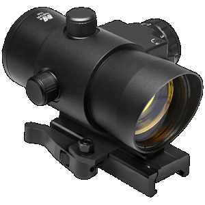 NcStar DLB140R 40mm Red Dot with Red Laser Black Anodized 1 x 3 MOA Red Dot
