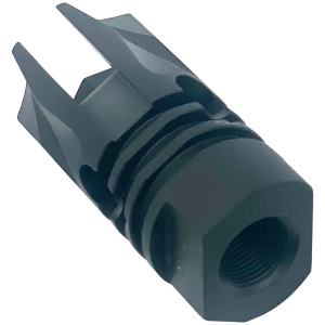 Lbe Unlimited LBE Unlimited ARFH-REV REV Flash Hider 5.56mm (223 Cal) Black 1/2"-28 tpi Threads, Crush Washer - $44.74 at Shooting Surplus