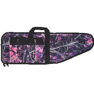 Bulldog MDG1038 Extreme Tactical 38" Muddy Girl Camo Water-Resistant Nylon, Black Trim, Tricot Lining, 4 External Velcro Magazine Pouches, Soft Padding