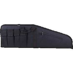 Bulldog BD421 Extreme Tactical 40" Black Water-Resistant Nylon, Tricot Lining, 4 External Velcro Magazine Pouches, Soft Padding