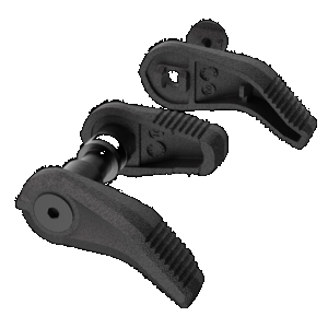 Magpul MAG1071-BLK MOE Enhanced Selector Kit made of Polymer with Black Finish for HK MP5