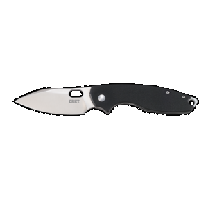 CRKT 5317 Pilar III 2.97" Folding Spear Point Plain Satin 8Cr13MoV SS Blade/ G10 Black/SS Handle Includes Pocket Clip