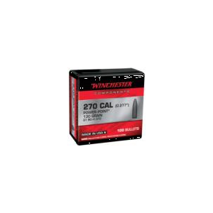 Winchester Rifle Bullets .270 Cal .277" 130 gr PSP 100/ct