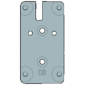 Beretta USA EUS03050 90/92 Silver, Fits Beretta 90/92 RDO Burris FastFire/Vortex Venom/Docter Pattern Footprint Mount