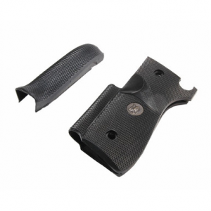 Pachmayr 02919 Signature Grip Wraparound Checkered Black Rubber for Colt MK IV Series 80 Delta Elite