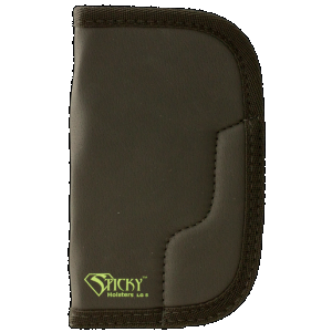 Sticky Holsters LG5 LG-5 Lg/Long Revolvers up to 4" Latex Free Synthetic Rubber Black w/Green Logo