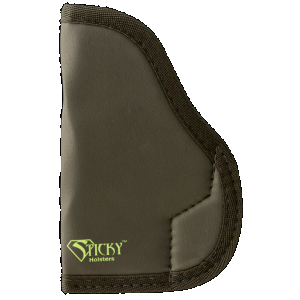 Sticky Holsters MD1 MD-1 Black/Green Latex Free Rubber Fits Small 9mm Ambidextrous