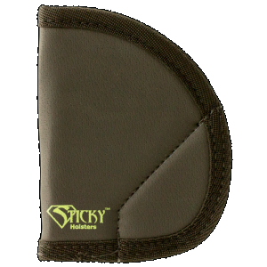 Sticky Holsters MD5 MD-5 Black/Green Latex Free Rubber Fits Ruger LCR/S&W J-Frame Ambidextrous