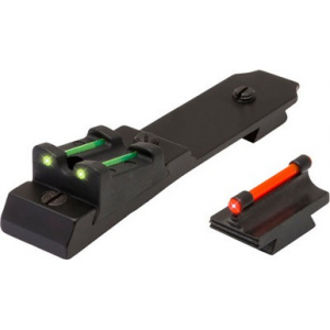 TruGlo TG109 Lever Action Rifle Sights Black 0.343" Red Front, Green Rear Adjustable for Marlin 336