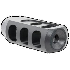 TacFire Tanker Muzzle Brake Black Oxide Steel with 1/2"-28 tpi Threads 2.76" OAL 1.37" Diameter for 5.56x45mm NATO
