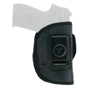 Tagua Leather Ecoleather Weightless 4 in 1 Open Top Holster for Most 9mm Luger/.40/.45 Black RH