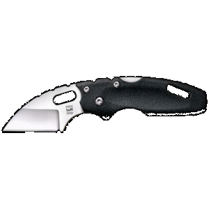 Cold Steel CS20MT Tuff Lite Mini 2" Folding Sheepsfoot Plain 4034 SS Blade, 3" Black Griv-Ex Handle, Includes Pocket Clip