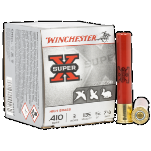 WINCHESTER Super-x High Brass Heavy Game Load 410 Ga. 3 In. 11/16 Oz. 7.5 Shot 25 Rd.
