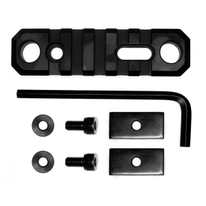 GrovTec US Inc GTSW192 3.1 Inch 5 Slot with Push Button Bases Stock AR Black Anodized