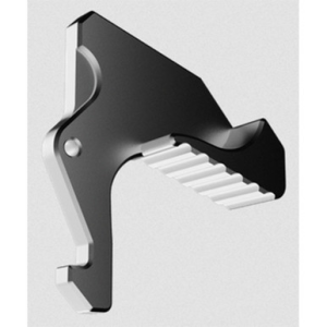 Rise Armament RA212GIGPHT Extended Charging Handle Latch RA-212 Graphite Gray Aluminum fits Mil-Spec AR Charging Handles