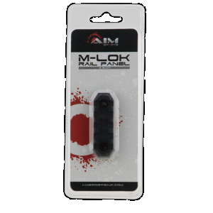 Aim Sports MLRS1 5 Slot Picatinny M-Lok Rail Section Black Anodized