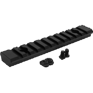 TacFire MAR105L M-LOK Accessory Picatinny Section Rail 5 Inch 11 Slots Black Anodized