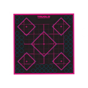 5-Diamond Pink Target 12''x12'' - 6 Pack