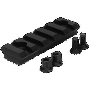 TacFire MAR101 KeyMod Picatinny Rail 2 Inch 5 Slots Black