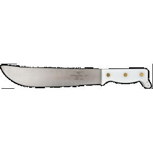 Case 12019 Astronaut M-1 Commemorative 11.75" Fixed Machete Plain/Saw As-Ground High Carbon Steel Blade/Smooth White Synthetic Handle
