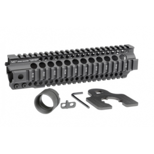 Midwest Industries Combat Rail T-Series AR-15 Aluminum Handguard - Black | 9.5" | Quad Rail
