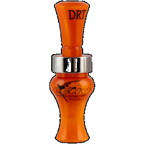 Echo Calls 79026 Timber Double Reed Mallard Sounds Attracts Ducks Orange Pearl Acrylic