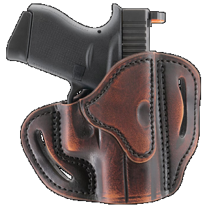 1791 Gunleather ORBHCVTGR BHC Optic Ready OWB Compact Vintage Leather Belt Slide Compatible w/Glock 43/Sig P365 Right Hand