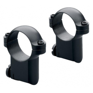 Leupold 2-Piece Solid Steel Ringmounts - Ruger No. 1 & 77/22 1" Low Matte Black
